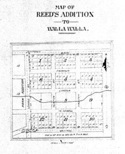 The 1878 plat map of Reed’s Addition.