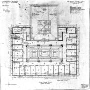 3rd floor blueprint. Whitman Archives.