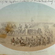 Arrival of the Nez Perce at the 1855 Treaty Council