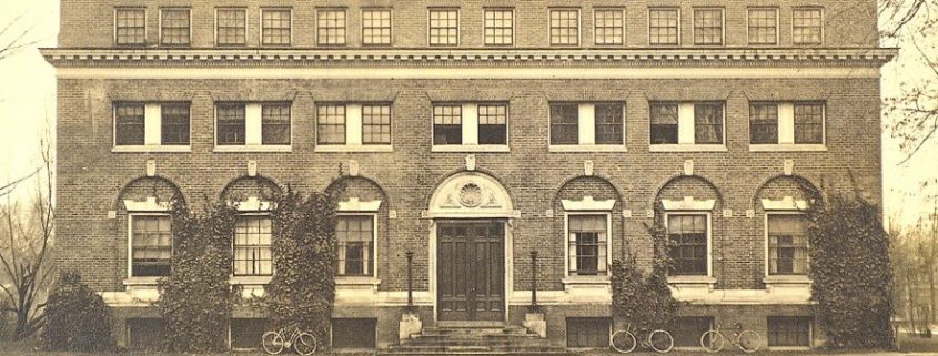 Whitman Conservatory as it appeared ca. 1920. Whitman Archives.
