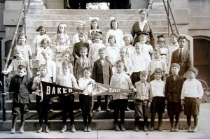 Baker School students, circa 1910