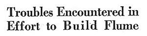 Building of the Mill Creek Flume & Railroad article, June 13, 1944, Walla Walla Union-Bulletin