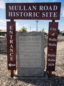 Mullan Road Historic Site Entrance