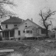 The Poor Farm house and related buildings (rear). Photo courtesy of Dell & Lenore Wagner