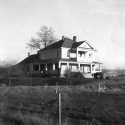Walla Walla County Poor Farm - Main house circa 1965. Photo courtesy of Dell & Lenore Wagner